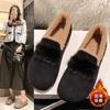 2025 neue Damen Doudou Schuhe Winter Samt ultraweiche Sohle Mode Oberbekleidung verdickte Baumwollschuhe Rindsehnensohle rutschfeste Damenschuhe