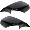 BMW 5 E60 E61 03-08 Spiegelkappe Schwarz Glänzend Links & Rechts 2er Set