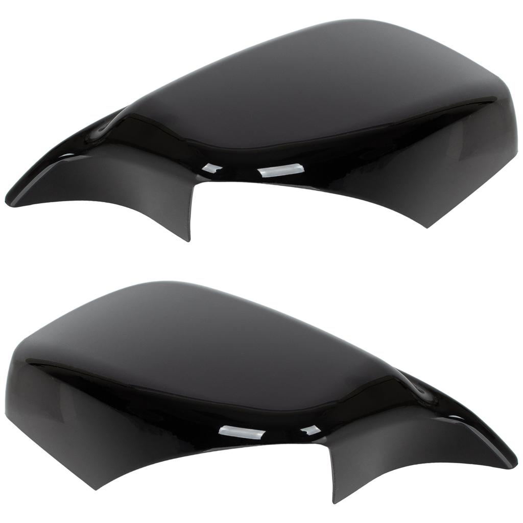 BMW 5 E60 E61 03-08 Spiegelkappe Schwarz Glänzend Links & Rechts 2er Set