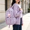 Large-capacity School and Travel Lightweight, Durable, Casual Backpack with Star Print, Trendy Dual-shoulder Bag
