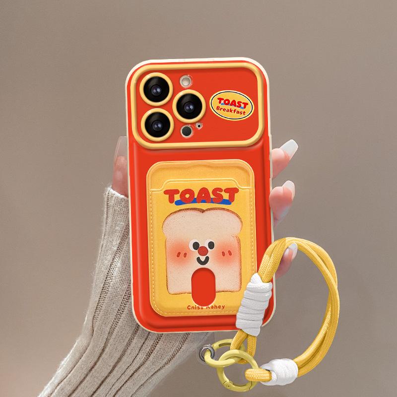 Applicable To Huawei P60 Phone Case, Apple 15pro Bread Card Case, Lanyard, Vivo Flip Window, Oppo/ Xiaomi
