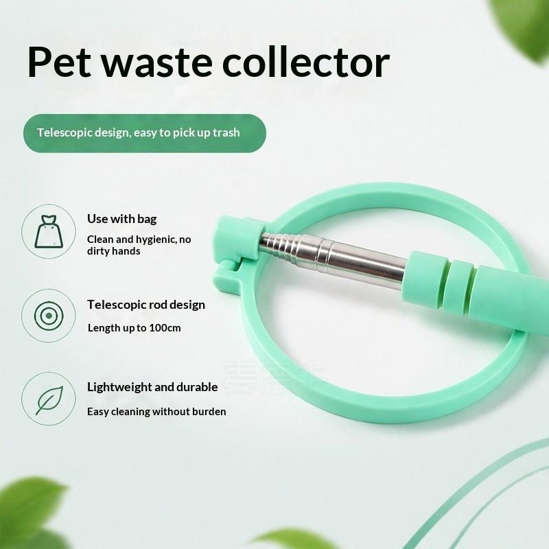Portable Pet Poop Picker Dog Pooper Scooper Outdoor Walking Poop Shovel Waste Pick Picker Scoop Collect Puppy Cleaning Supplies