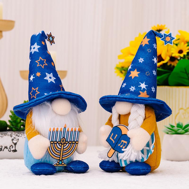 Trendy European American Style Gnome Plush Doll For Contemporary Festive Home Accents