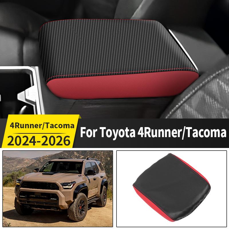 For Toyota Tacoma 2024 2025 2026 4Runner Armrest Box Protective Cover Dust-Proof Scratch-Proof Car Interior Upgrade Accessories