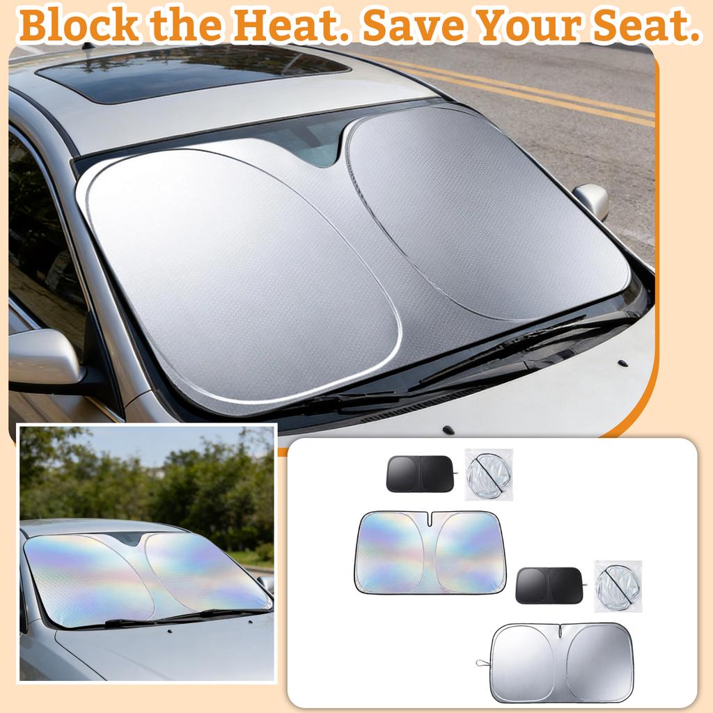 Car Windshield Sunshade Heat Insulation Front Window Cover Reflective Sun Blocker for Vehicle Interior Protection UV Shield