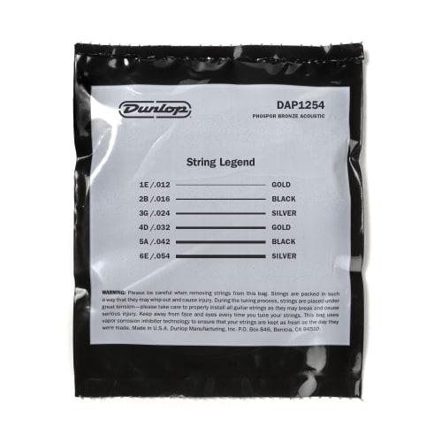 Jim Dunlop Dunlop Acoustic Guitar Strings Light DAP1254