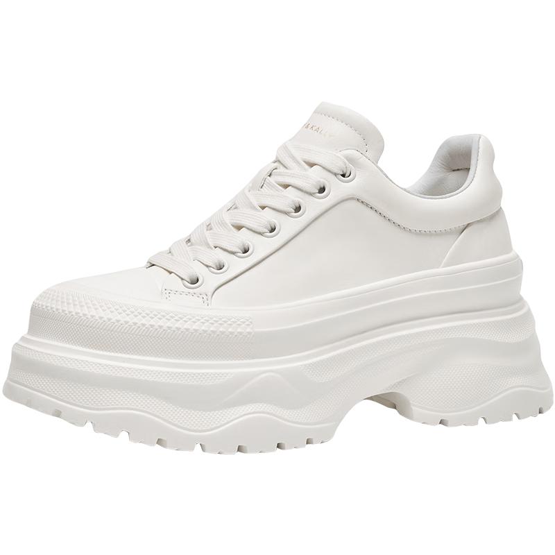 CHERY KALLY Women s Platform Leather Sneakers 37