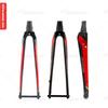 Ullicyc-Disc Brake for Road Bike, Carbon Fiber Bicycle, Round and Tapered Tube, Front Fork QC340, 12x100 Thru Axle, 700x25c
