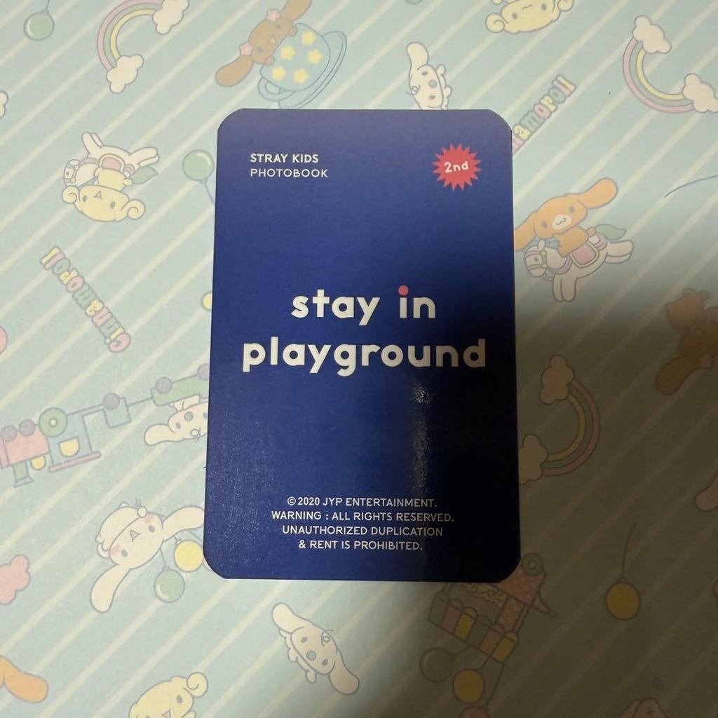 [USED] Stray Kids Seungmin Stay In Playground Trading Card