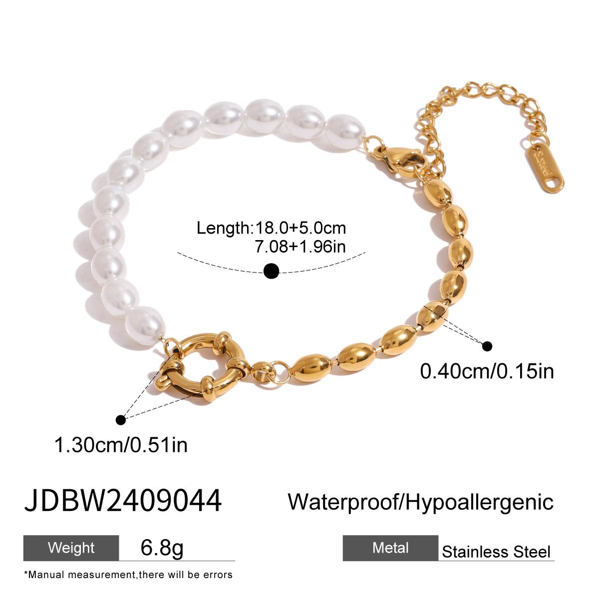 

JYL TS Bracelet Chain Elegant Style Nurtures Grace & Lasting Luck JDBW2409044 золотисто-берёзовый