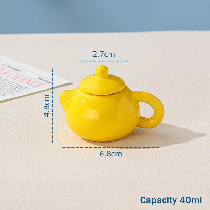 Mini Kung Fu Herbata Czajniczek Filiżanka Chiński Ceramiczny Czajnik Dekoracja Domu Kubek do Kawy Urocza Ceramika Biurkowe Ozdoby