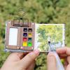 Biora Paint Palette Travel Kit, Biora Mini Paint Kit, Biora Paint Set, Pocket Artist Watercolor Travel Set, Solysta Travel Paint Palette
