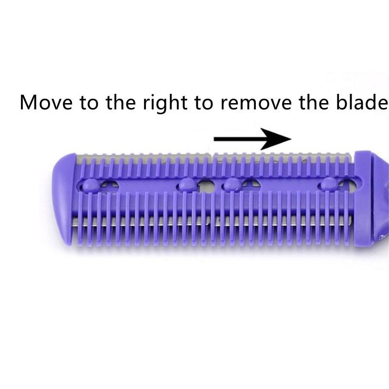 Haarschnitt-Styling-Friseurschere, Rasiermesser, magischer Klingenkamm, Friseur-Werkzeugsatz, 1 Stück, hochwertige doppelseitige Messer-Haarschere