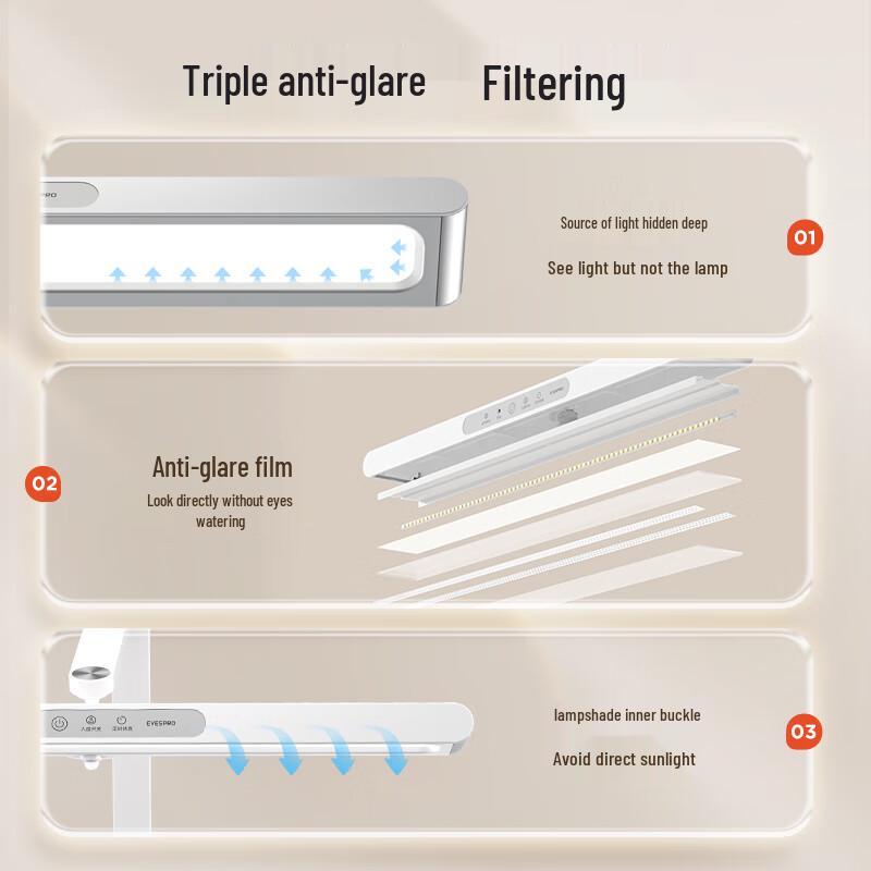Haishibao TH30 Clip-on Eye-Care Desk Lamp