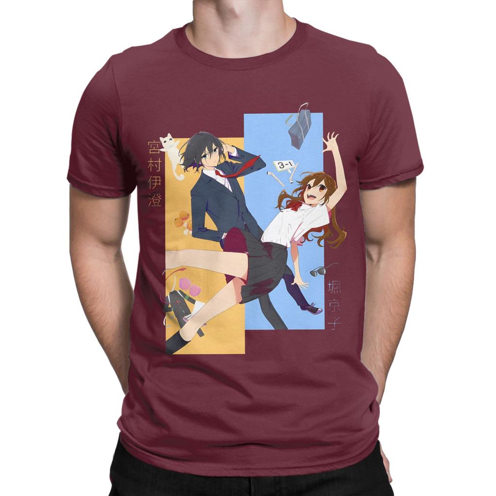Hhorimiya Hori And Miyamura T Shirt Unisexs Pure Cotton Creative Tshirt Round Neck Tee Shirt Short Sleeve Clothes Original