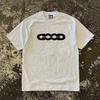 Pure Cotton Double Thread 3a260g Short Sleeve Tshirt Unisex Loose Fit American Retro Style Breathable Summer Top