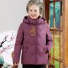 Elderly Women's Mid-Length Thickened Duck Down Winter Coat