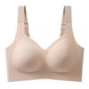 Plus Size Seamless Full Cup Push-Up Bra - Wire-Free, Full Coverage Support