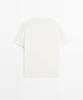 Masimodutti Cotton Blend Knit Short Sleeve Sweater