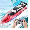 Rc Battery Boat Ship 2.4Ghz High-Speed Remote Control Racing Ship Water Speed Boat Child Model Kids Young Boys Outdoor Pool Toys Gifts