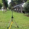 Zinc Alloy 360° Rotating Sprinkler with Tripod Stand for Lawn Irrigation