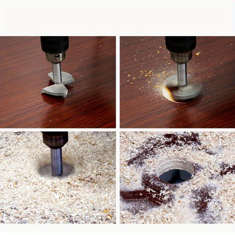 1 bucată Deschizător de găuri pentru prelucrarea lemnului Burghiu cu aripi plate Burghiu de mână Alezoare Burghie Lemn Placă de lemn Plastic Prelucrarea lemnului Din aliaj Deschizător de găuri