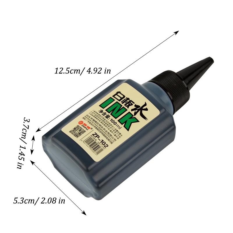 1 Box 100ml Whiteboard Marker Ink Refill Fluids Red Blue Black Colors Compatible with All Erasable Whiteboard Markers