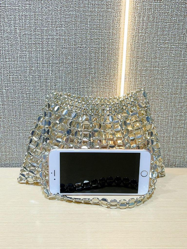 Women's Exclusive Textured Woven Crossbody Bag - Chic Underarm & Evening Bag