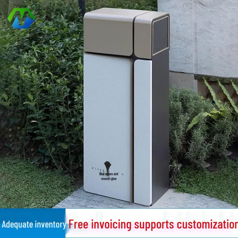 Outdoor Stainless Steel Trash Can