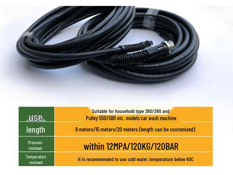 High-Pressure Explosion-Proof Rubber Car Wash Hose
