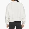 Nike Sportswear Swoosh Logo Embroidered Loose Knit Cropped Pullover Sweatshirt Women Tops DO7212-030