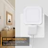 EU US UK Stecker Nachtlicht für Kinderzimmer Automatischer Dämmerung bis Morgengrauen Sensor LED Nachtlampe Dimmbar Warmweiß Kabellose Schrankleuchte