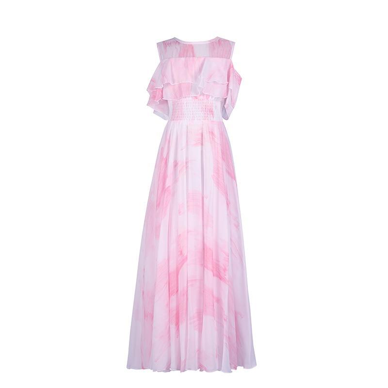 Girls Princess Thin Summer Dress Kids Casual A Line Children Beach Dress