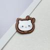Cartoon Cat Phone Ring Stand with Magnetic Suction and Desktop Back Sticker