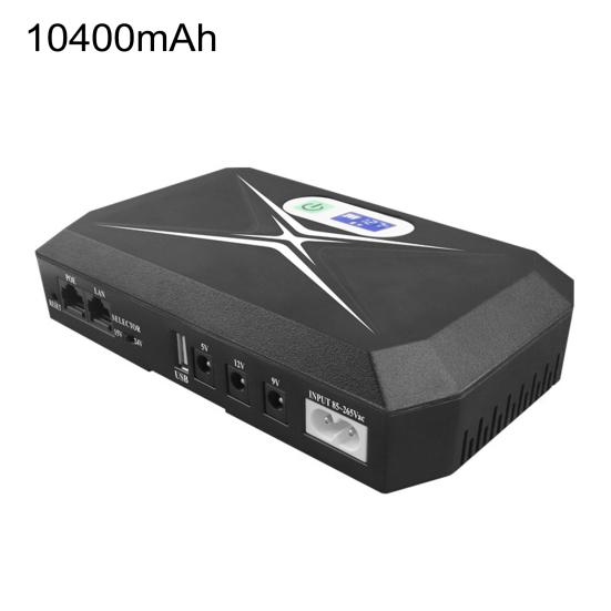 UPS Uavbrutt Backup Power Multi-Output Design Kompakt bærbar overladingsbeskyttelse UPS Router Backup Power Supply