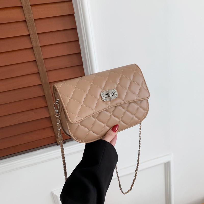 Chic 2024 Fashionable Pu Leather Crossbody Bag For Women Casual Small Shoulder Bag