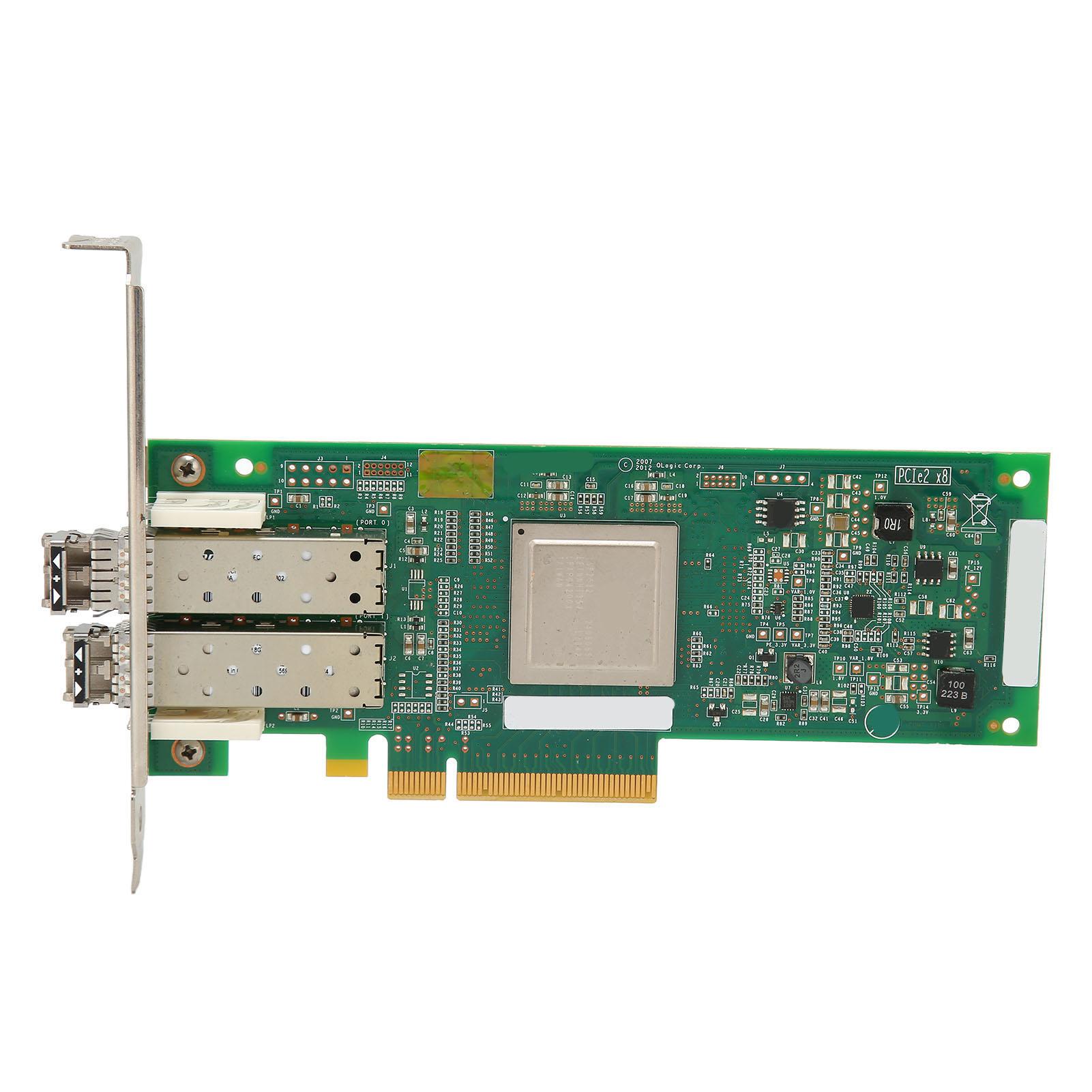 

QLE2562 Dual Port Fiber HBA Card with 2 Module 8GB Plug and Play Enhanced Virtual Performance HBA