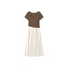 PEACEBIRD Simple Commuter A-Line Dress AAFAG212S