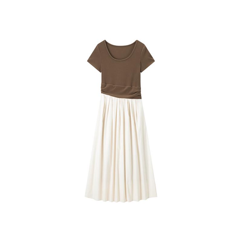 PEACEBIRD Simple Commuter A-Line Dress AAFAG212S