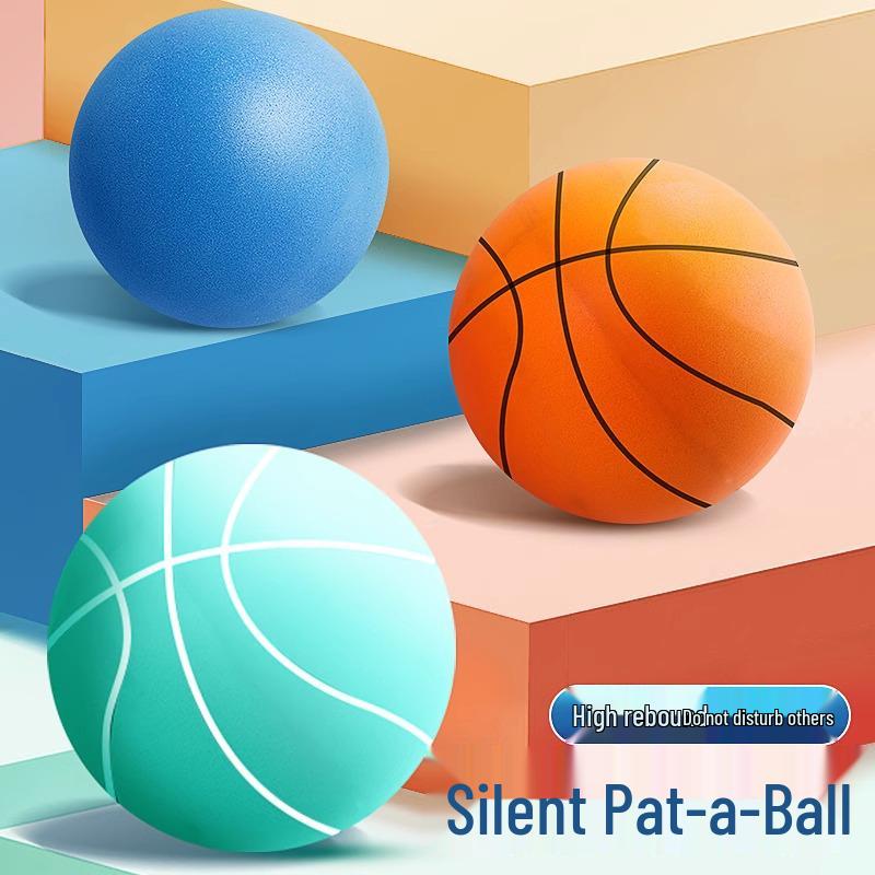 Silent No. 5 Children's Sponge Basketball - Elastic, Quiet Ball for Toddler Indoor Play