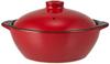 Ishigaki Industry Chocotto Heat-Resistant Cocotte, 16cm, Two-Handed, Red, 4121