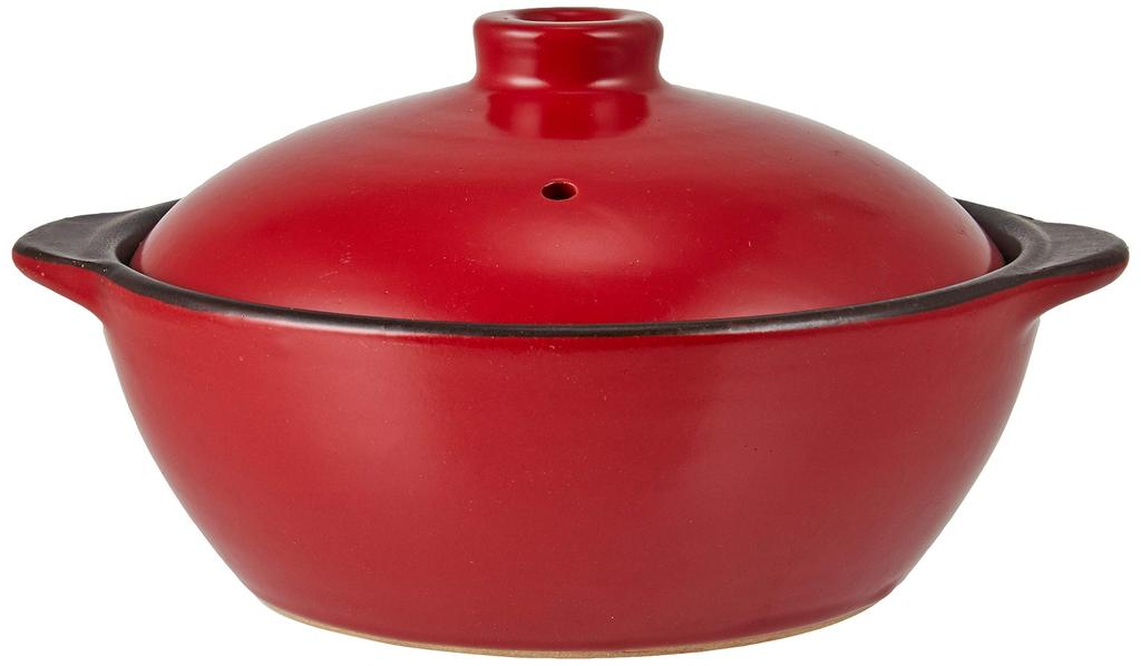 Ishigaki Industry Chocotto Heat-Resistant Cocotte, 16cm, Two-Handed, Red, 4121