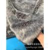 Autumn and winter new imitation fox fur hooded fur vest, women's medium and long slim fur