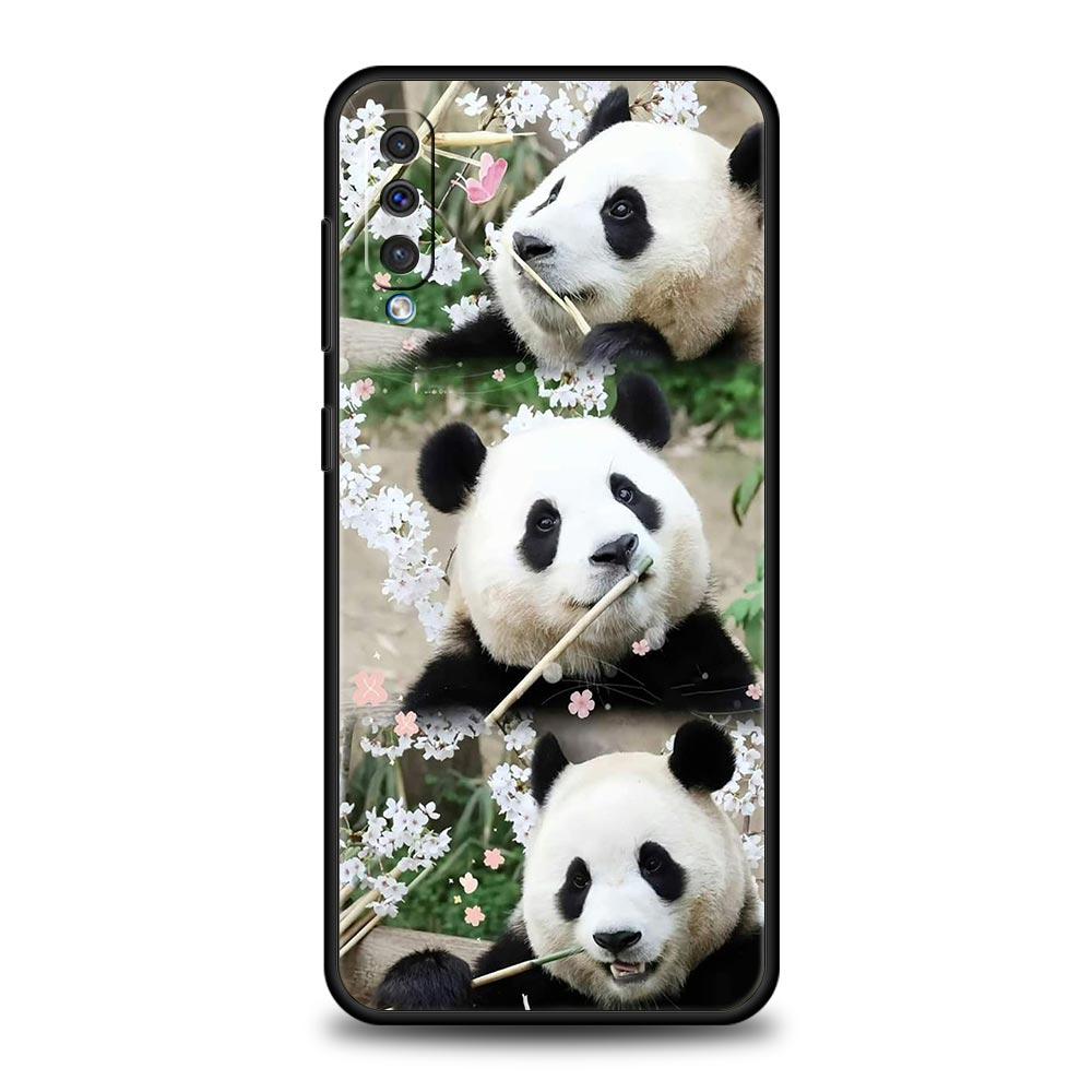 Fubao Panda Phone Case For Samsung A26 A36 A56 A54 A52 A50 A70 A40 A20S A12 A14 A16 A22 A24 A42 A34 A32 5G A04s A06 5G Cover