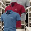 3Pcs Set Men's Polo Shirt, Fashionable Business Casual Lapel, Comfortable Summer Breathable Short Sleeve Lapel Polo Shirt Top, Gift