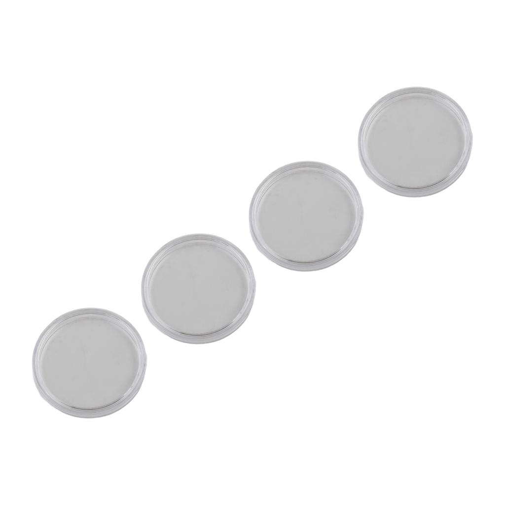 Pack Coin Storage Holder Plastic Round Set 100Pcs 39MM Case Decoration Holder Suitable Supply Useful Brand New