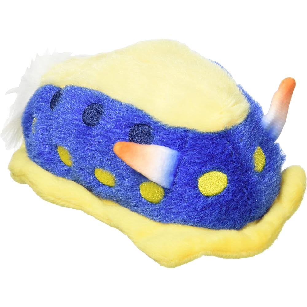 

Sanei Boeki Original Plush Toy Pururun Marine Sea Slug 7x12x5.5cm Animal