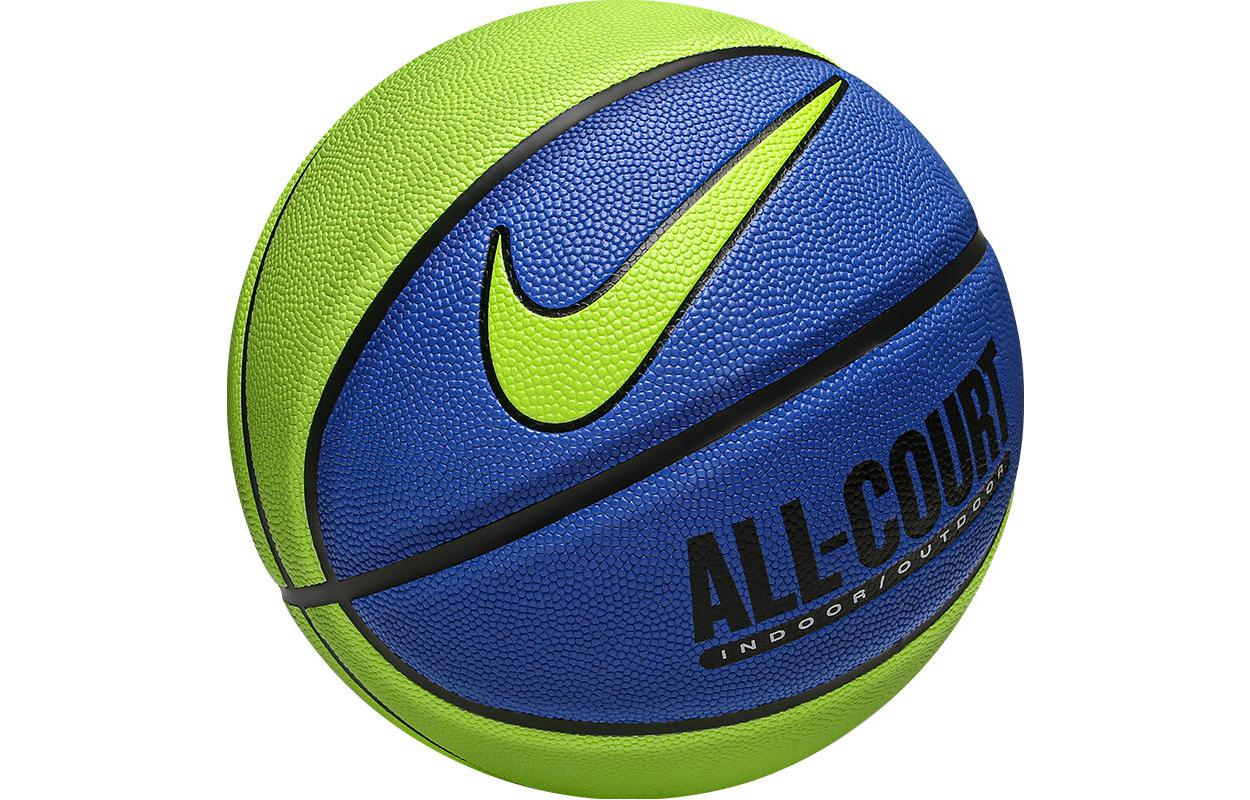 Nike Pu Баскетбольный Сине-Зеленый Размер 7 Тренировочный Унисекс DO8258-321