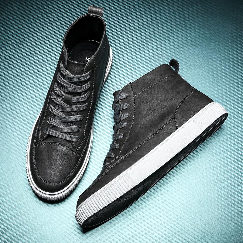 Bottes pour Hommes Légères Antidérapantes de Haute Qualité 2024 Automne Nouvelles Chaussures Décontractées pour Hommes Mode Confortables Respirantes Chaussures de Ville 44