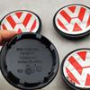 2026 Horké Pro VOLKSWAGEN VW 4ks 65mm Červené Středové Krytky Koleček Auta VW Pro Volkswagen VW R GTI Golf 6 Passat CC Magotan Touran Tiguan